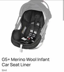 Orbit Baby G5+ Infant Car Seat Liner Set Merino Wool. Fixed Price $159.00.