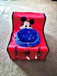 Mickey Mouse Infant Chair Disney Baby Fold Up Seat Portable Travel Red New. Fixed Price $25.00.