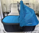 Uppababy Bassinet Vista 2015 / Legacy Cruz Georgie Marine Blue Carbon. Fixed Price $100.00.