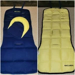 Maclaren Head Support & Reversible Seat Liner For Xlr Stroller Navy Yellow. Fixed Price $49.99.