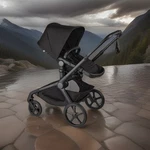Bugaboo Kangaroo Single To Double Full-size Stroller Midnight Black. Fixed Price $999.99.