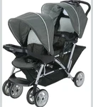 Graco Duoglider Double Stroller, W/tandem Seating. Barely Used. Fixed Price $134.99.