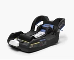Doona Latch Base Car Seat Rear Facing For Infants Black Blue Model. Fixed Price $90.00.