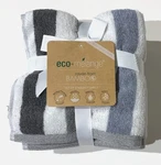 Set Of 4 New Eco-melange Rayon From Bamboo Washcloth Towels Multicolor Striped. Fixed Price $24.99.