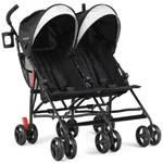 Foldable Twin Baby Double Stroller Kids Ultralight Umbrella Pushchair. Fixed Price $123.99.