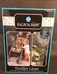 Balboa Baby Stroller Liner Cover Universal Fit Reversible Grey Cream Green 80202. Fixed Price $14.99.