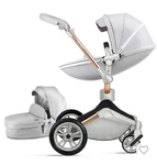 Hot Mom 2-IN-1 Baby Stroller With 360 Rotation Function And Pu Leather In.... Fixed Price $319.99.
