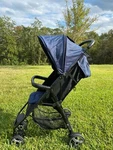 Zoe Stroller - The Tour+ Navy Blue Ultimate Lightweight, Compact. Fixed Price $165.00.