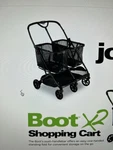 Joovy Boot X2 Double Personal Stroller Shopping Cart Brand New Sealed Box. Fixed Price $225.00.