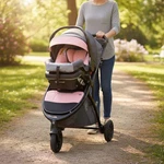 Tango 3 All-terrain Stroller & Ez-lift Car Seat Ultra Pink Safe Stylish. Fixed Price $533.90.
