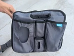 Munchkin Brica Fold Go Car Organizer Gray Collapsible Trunk Seat Storage Tote. Fixed Price $10.00.