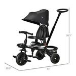 Kids Bikes Riding Toys 4-IN-1 Toddler Trike Adjustable Push Handle Tricycle With. Fixed Price $163.56.
