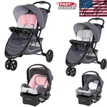 New 3 In 1 Baby Stroller With Safety Car Seat Base Super Quality V9 Model. Fixed Price $279.99.