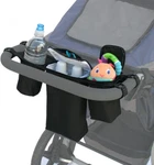 J. L. Childress Cups 'n Cool Deluxe Stroller Console, Black, 1 Pack-new-p. Fixed Price $15.90.