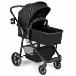 2 1 Foldable Baby Stroller Kids Travel Newborn Infant Buggy Pushchair Black. Fixed Price $278.86.