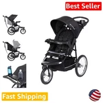 Expedition Jogger Dash Black Baby Stroller Lockable Swivel Wheel 4 Cup Holders. Fixed Price $268.99.