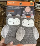 Eddie Bauer Car Seats & Strollers Baby Strap Owl Plush Protector Covers, New. Fixed Price $25.00.