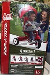 Radio Flyer Ez Fold 4-IN-1 'n Trike Infant Toddler Stroller Tricycle, Red. Fixed Price $107.99.