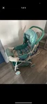Fisher-price Traditional Stroller Teal White Single Basket Infant Toddler. Fixed Price $450.00.