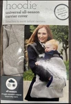 Infantino Hoodie Universal All-season Carrier Cover, Gray Sweatshirt-style. Fixed Price $19.95.