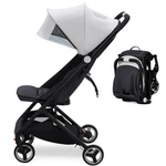 Grey Lightweight Umbrella Stroller, Airplane Friendly & One-hand Fold For Travel. Fixed Price $136.70.