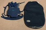Snugli Evenflo Baby Infant Carrier & Jj Cole Bundleme Winter Stroller Cover Set. Fixed Price $39.99.