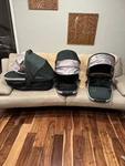 Uppababy Vista Bassinet, Infant And Toddler Seat, Forest Green. Fixed Price $450.00.