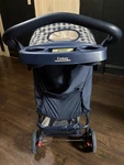 Century Navy Blue Plaid Folding Single Stroller Seat For Infant Toddler. Fixed Price $30.00.