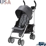 Lightweight Compact Stroller Adjustable Canopy Large Storage Basket Toddler 50LB. Fixed Price $133.86.