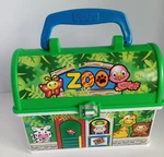 Mattel Little People Fisher Price Zoo 2008 Carry Case Empty Storage Box. Fixed Price $10.00.
