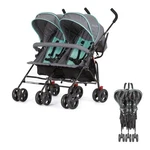 Volgo Twin Umbrella Stroller Mint, Lightweight Double For Infant &. Fixed Price $219.99.