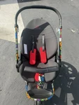 Quinny Pushchair Folding Basket Black Red Multicolor Single Seat Stroller. Fixed Price $280.00.