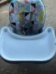 Fisher-price Booster Seat Removable Tray Adjustable Harness Geometric Pattern. Fixed Price $52.20.
