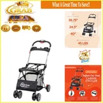 Snap Go Ex Baby Stroller Carrier Infant Seat Lightweight Black. Fixed Price $155.33.