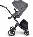 Stokke Xplory 6, Melange/black/black - Luxury Stroller Adjustable. Fixed Price $599.99.
