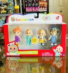 Cocomelon 4 Figure Pack Family Set Features Two Baby Jj , Tomtom And Yoyo. Fixed Price $14.99.