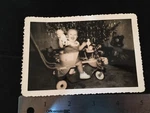 Baby Stroller Scooting Christmas Holiday Happy Smiling Smile Playing Toys. Fixed Price $7.45.