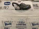 Damaged Box Chicco FIT2 Infant & Toddler Car Seat Base Anthracite Gray. Fixed Price $29.95.