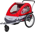 Trailblazer Double Child Bike Trailer For 2 Kids, 80 Lbs Capacity, Red. Fixed Price $383.99.