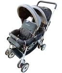Baby Infant Umbrella Deluxe Double Stroller Light Weight Travel Foldable Black. Fixed Price $193.72.