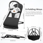 Baby Bouncer, Folding Seat Chair For Babies 0-18 Months. Fixed Price $46.99.