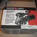 New! Porter Cable 5 In. Random Orbit Sander Sealed Box #382 Corded Great Tool!!. Fixed Price $95.00.