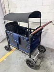Wonderfold W4 Luxe Quad Stroller Wagon (4 Seater) Navy Open Box. Fixed Price $599.99.