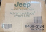 Jeep Adventure Glide Jogging Stroller Black Grey Delta Children 11466 New. Fixed Price $159.20.
