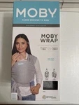 Moby Wrap Classic Gray Newborn Toddler 8-33 Pounds Baby Carrier Brand. Fixed Price $24.99.