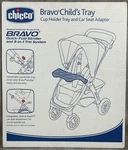 Chicco Bravo Child's Tray For Quick-fold Stroller And 3-IN-1 Trio System. Fixed Price $39.99.
