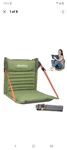 Lightweight Inflatable Folding Seats For Camping Chair With Back Support Green. Fixed Price $26.00.