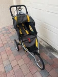 Instep Single 3-WHEEL Jogger Stroller, Yellow/gray/black (11-KJ018). Fixed Price $100.00.