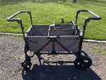Jeep By Delta Children Double Stroller Wagon Black For Toddler Infant Canopy. Fixed Price $399.00.