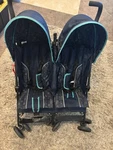 Delta Children Lx Side By Stroller - With Recline, Storage & Compact Fold.. Fixed Price $115.00.